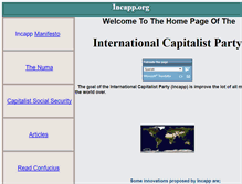 Tablet Screenshot of incapp.org